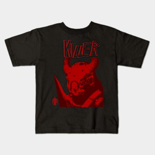 Killer Koala - Barbarians of the Storm - Character - Red Logo T-Shirt T-Shirt Kids T-Shirt